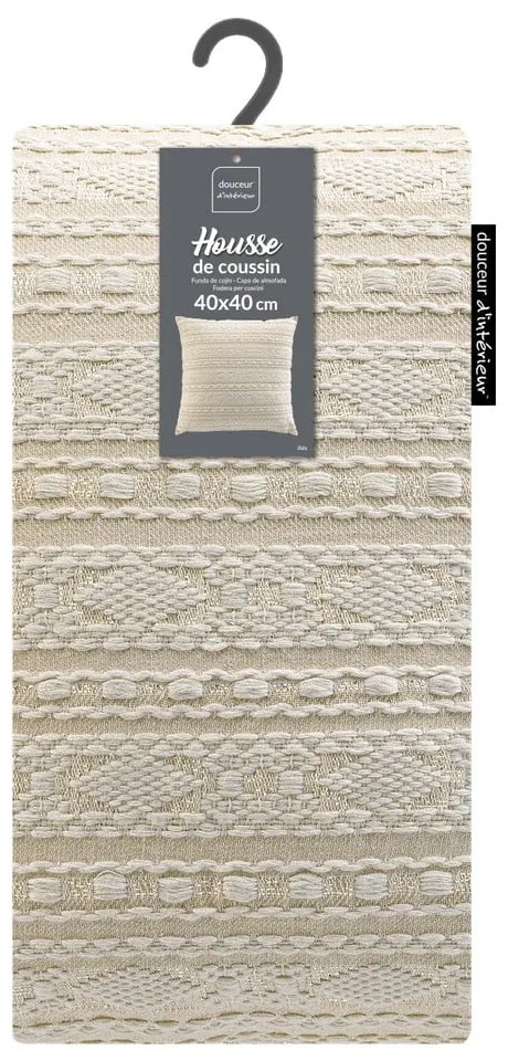 Obliečka na vankúš s prímesou bavlny 40x40 cm Ilies – douceur d'intérieur