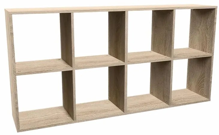 Regál Malax 2x4 Sonoma