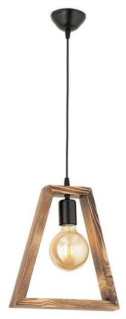 Závesné svietidlo z hrabového dreva Geometrik Triangle