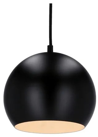 Luster na lanku FLEN 1xE27/40W/230V pr. 20 cm čierna