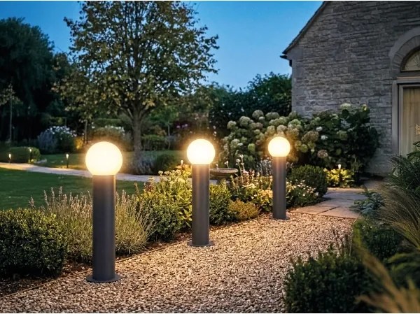 Kanlux 46085 - Vonkajšie svietidlo STONO 1xE27/15W/230V 80 cm IP65 antracit