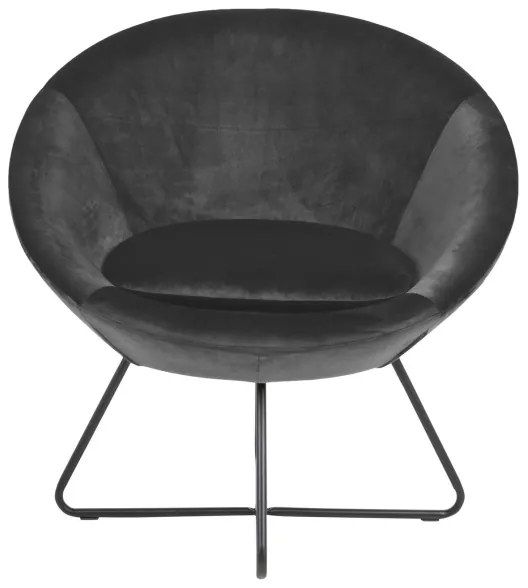 Kreslo BERYL tmavošedá