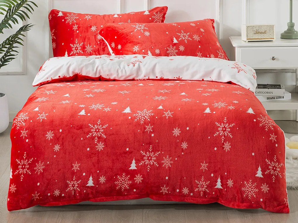 XPOSE® Mikroplyšové obliečky HAPPY WINTER Exclusive