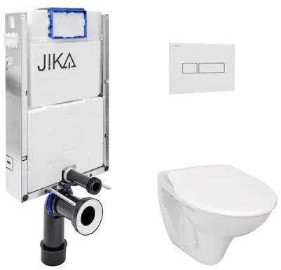 Cenovo zvýhodnený závesný WC set Jika na zamurovanie + WC Jika Nila KMPLJIKA, 1 ks