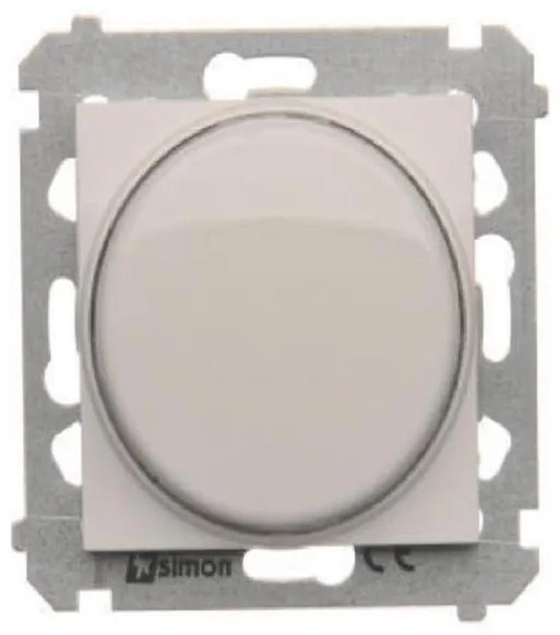 DS9T.01/11 Otočný tlačidlový stmievač biely