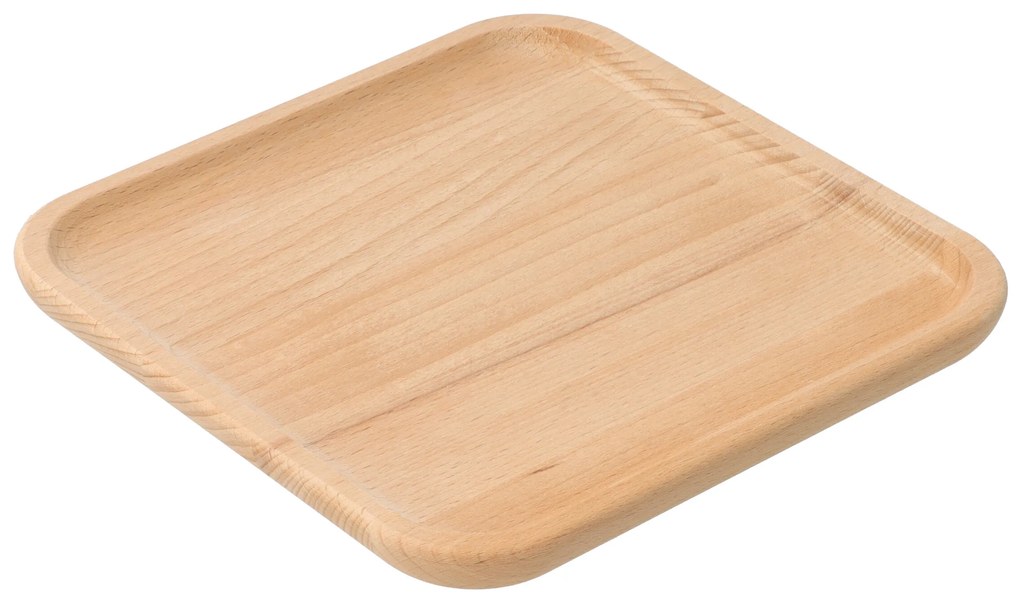 ČistéDřevo Štýlový drevený podnos hranatý