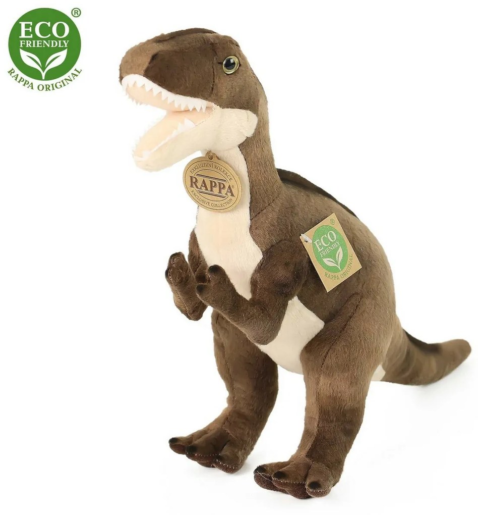 Rappa Plyšový dinosaurus tyranosaurus, 43 cm ECO-FRIENDLY