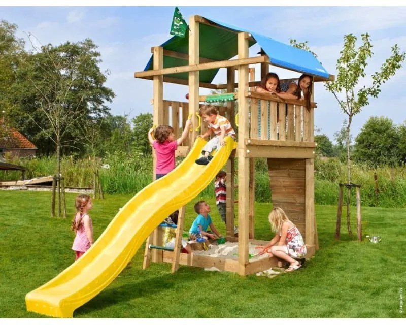 Ihrisko Jungle Fort so šmykľavkou a modulom Climb Frame 2.0