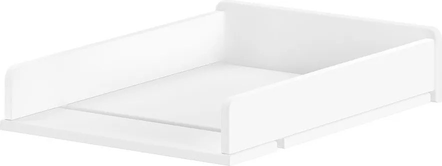 Biely prebaľovací pult z bukového dreva Forrest – Vipack