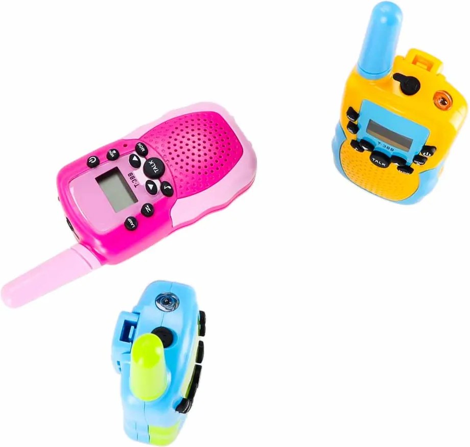 KIK Detské vysielačky Walkie Talkie, sada 3 ks