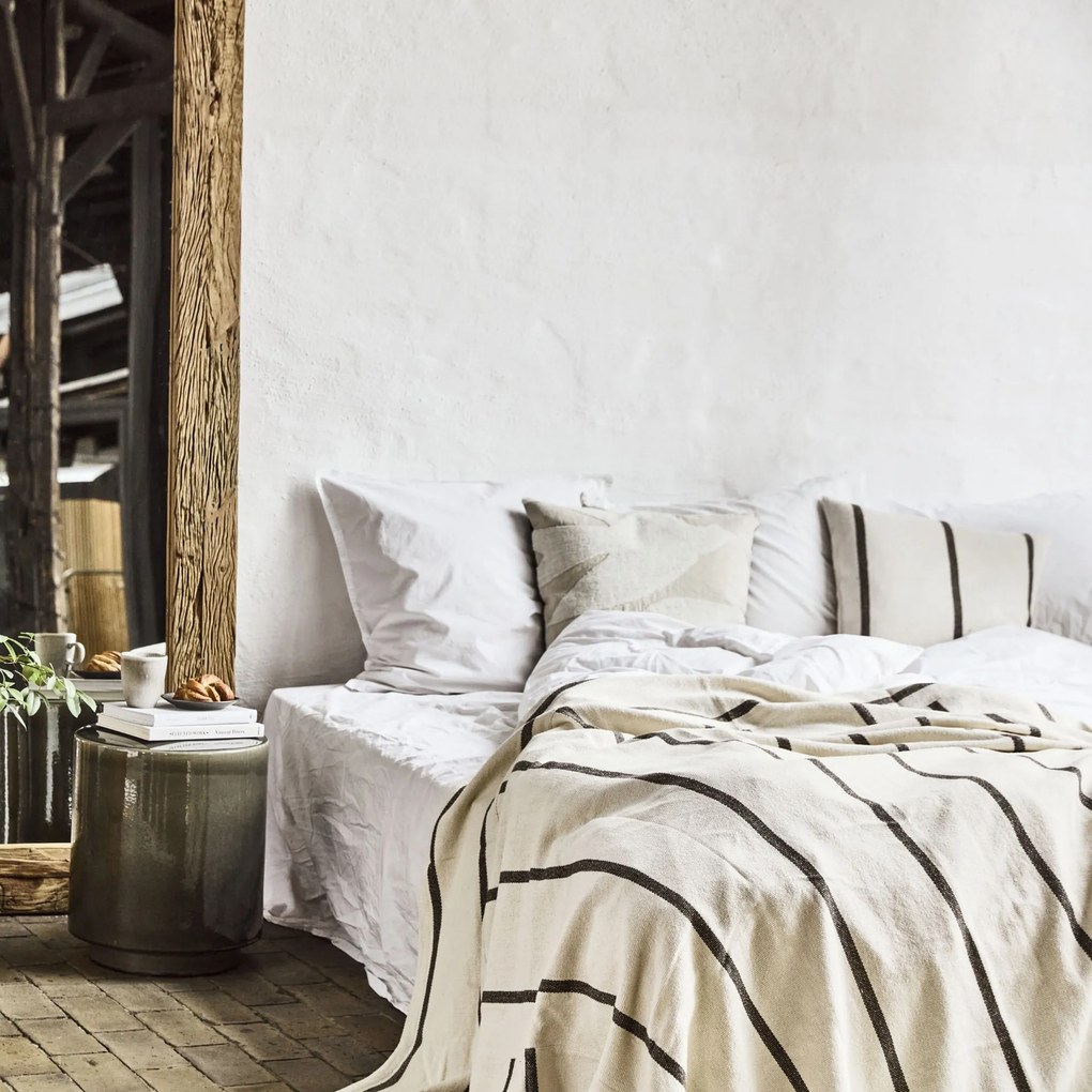 House Doctor Obliečka na vankúš Fly Off-White 50 × 50 cm