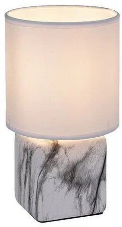 Rabalux 74069 stolná lampa Nalisa, hranatá, biela