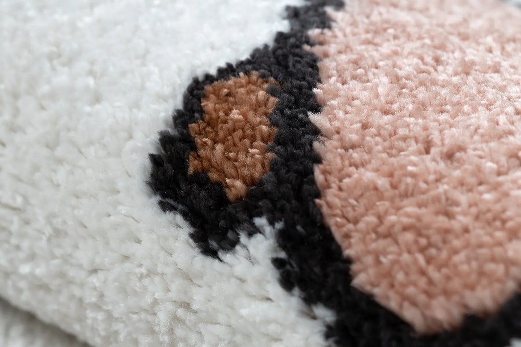 Koberec FUN Hop pre deti, zvieratká, zelený