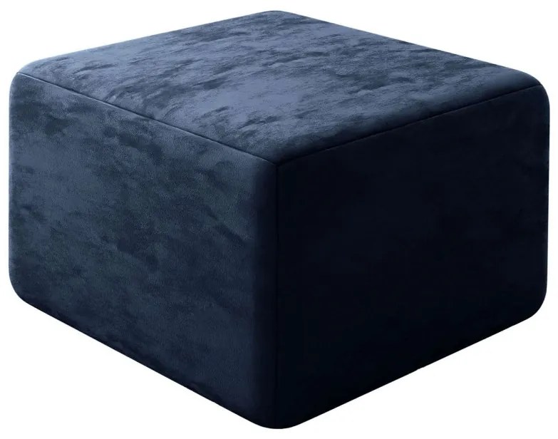 TABURET BELLA 60 x 60 MONOLITH 77 TMAVO MODRÁ