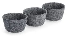 Zeller Present Organizéry na kozmetiku, na písacie potreby, na šperky, sada 8 ks, textilné - plstené