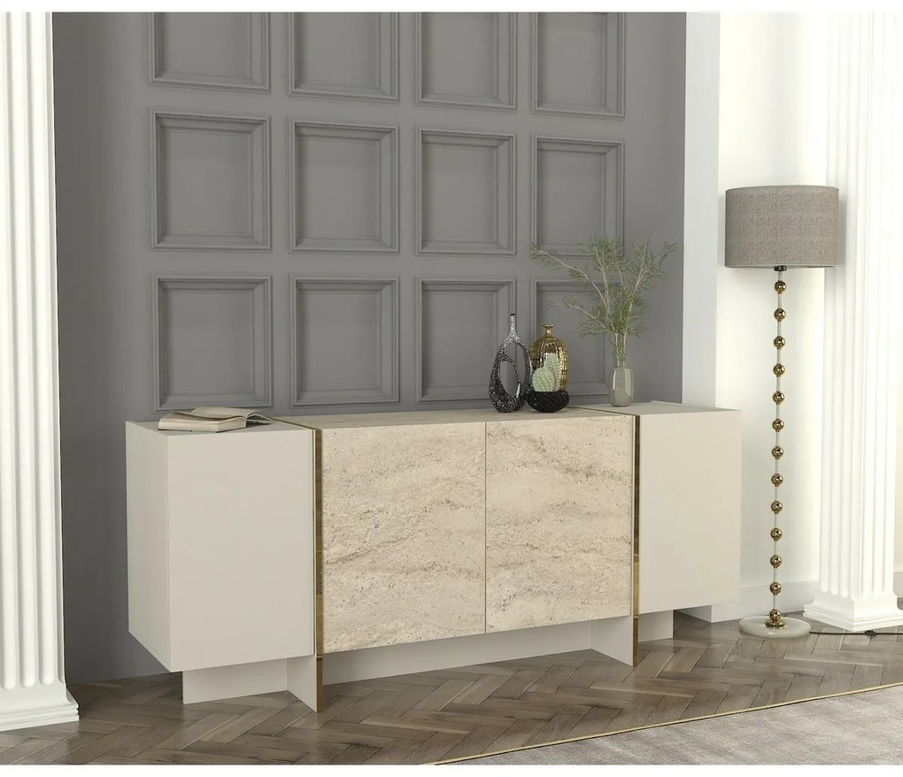 Skrinka Veyron Travertine and Sandstone