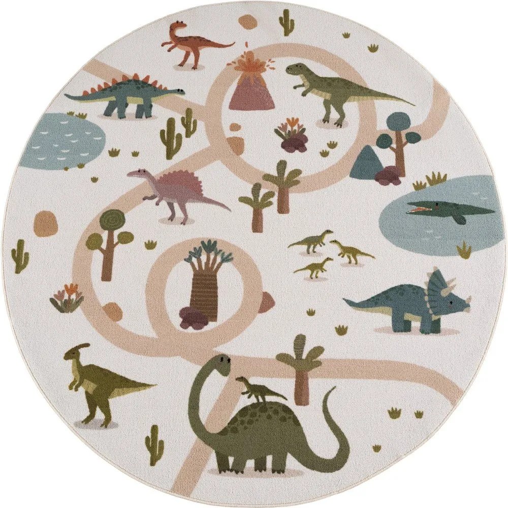 Prateľný detský koberec ø120 cm Coco 1131 – Ayyildiz Carpets