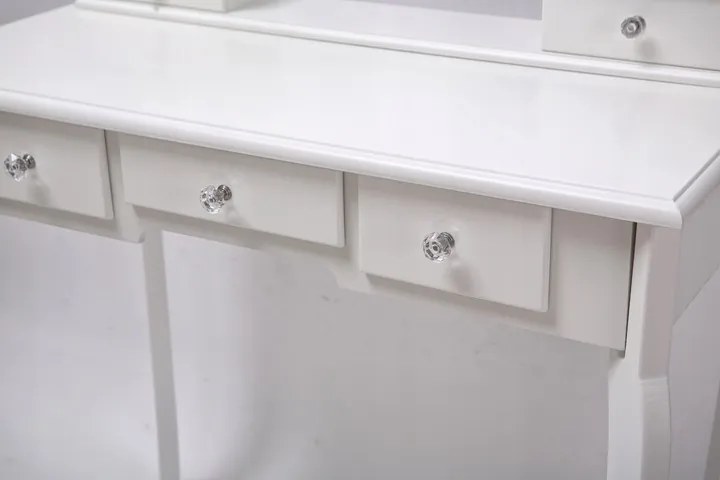 JAKS LED TOALETNÝ STOLÍK TL07 BIELA