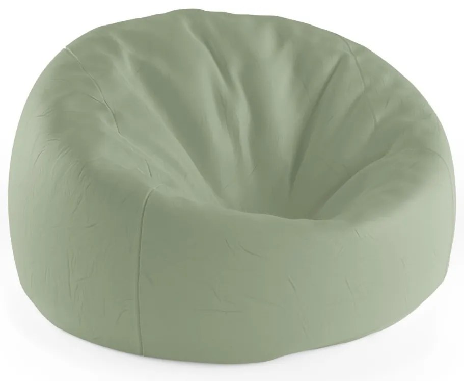 Sedací vak Cocoon zelená serene - detský, zelená