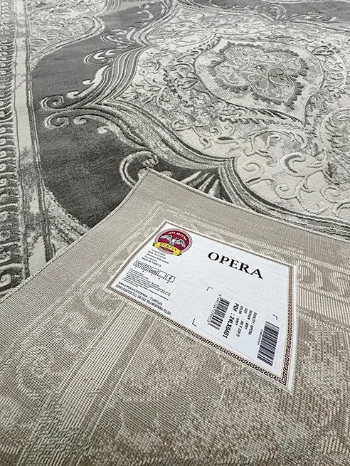 Koberec Opera 8081 sivý – obdĺžnikový koberec s orientálnym vzorom Rozmer: 80x150 cm