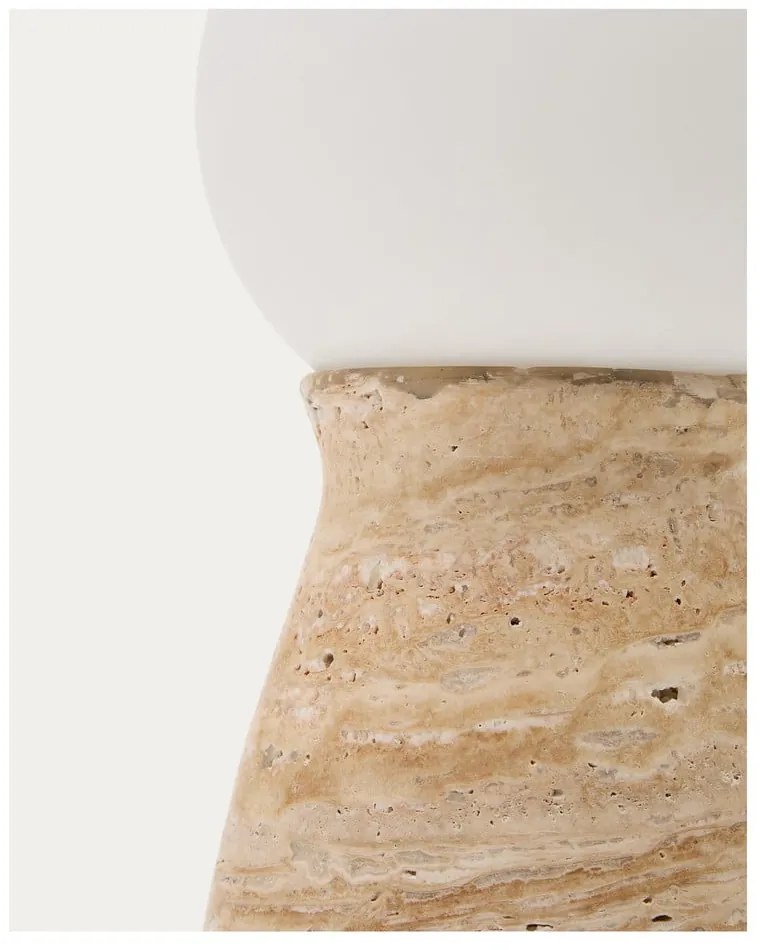 Béžová stolová lampa (výška 31,5 cm) Okeni – Kave Home