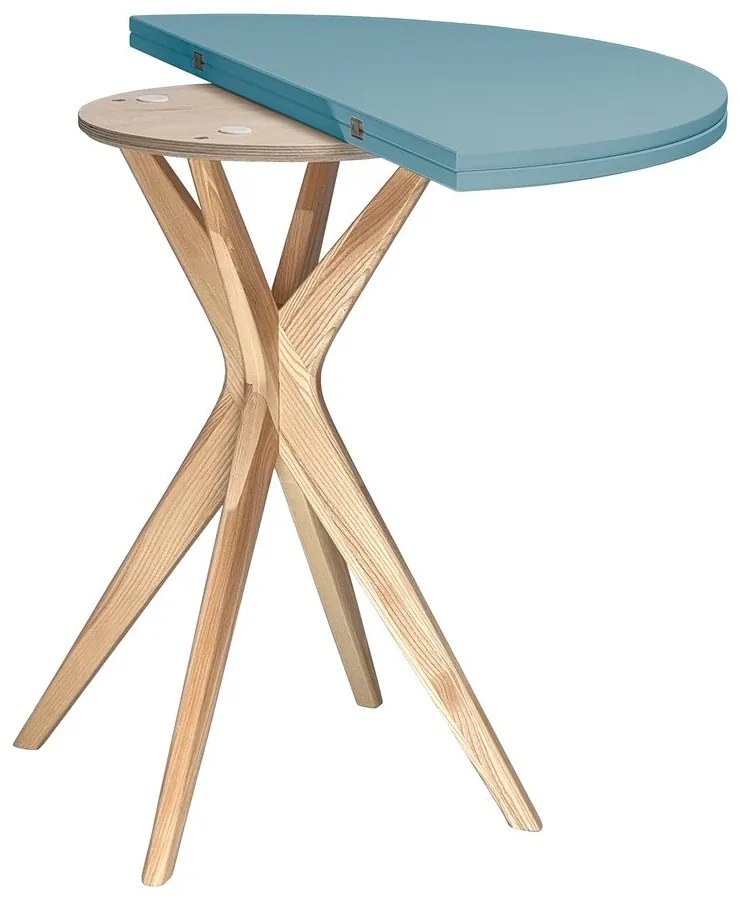 Okrúhly rozkladací jedálenský stôl 45x90 cm Jubi – Ragaba