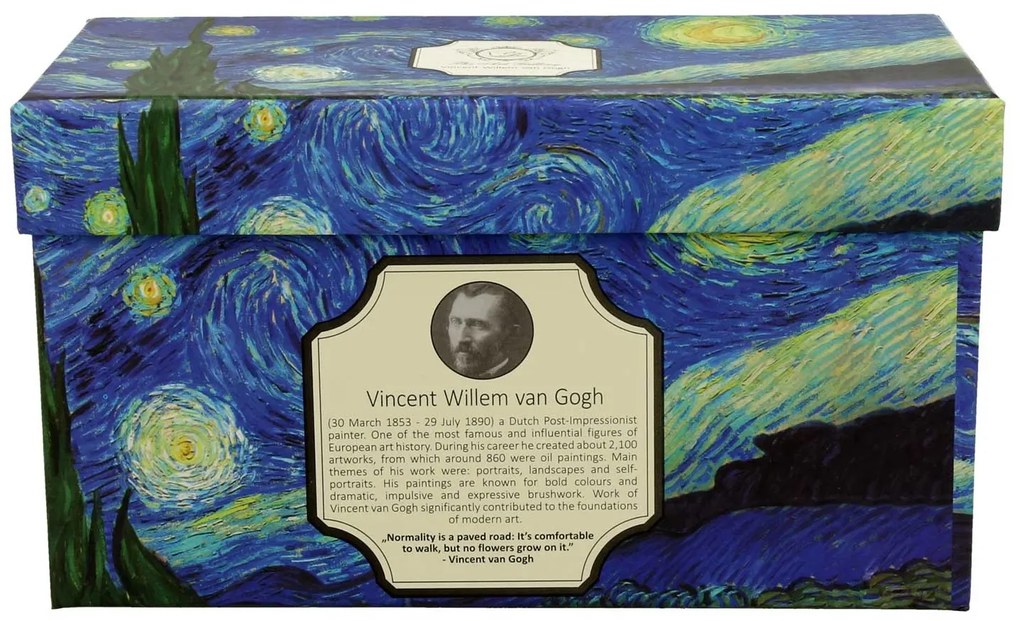 Porcelánový hrnček Van Gogh Starry Night 350 ml sada 2ks