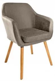SUPREME stolička Hnedá - svetlá