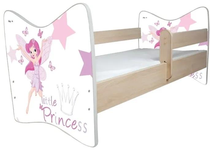 Raj posteli Detská posteľ " Malá Princezna " DLX dub jasný