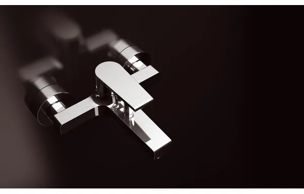 Sapho - Vaňová batéria KAI lesklý chróm