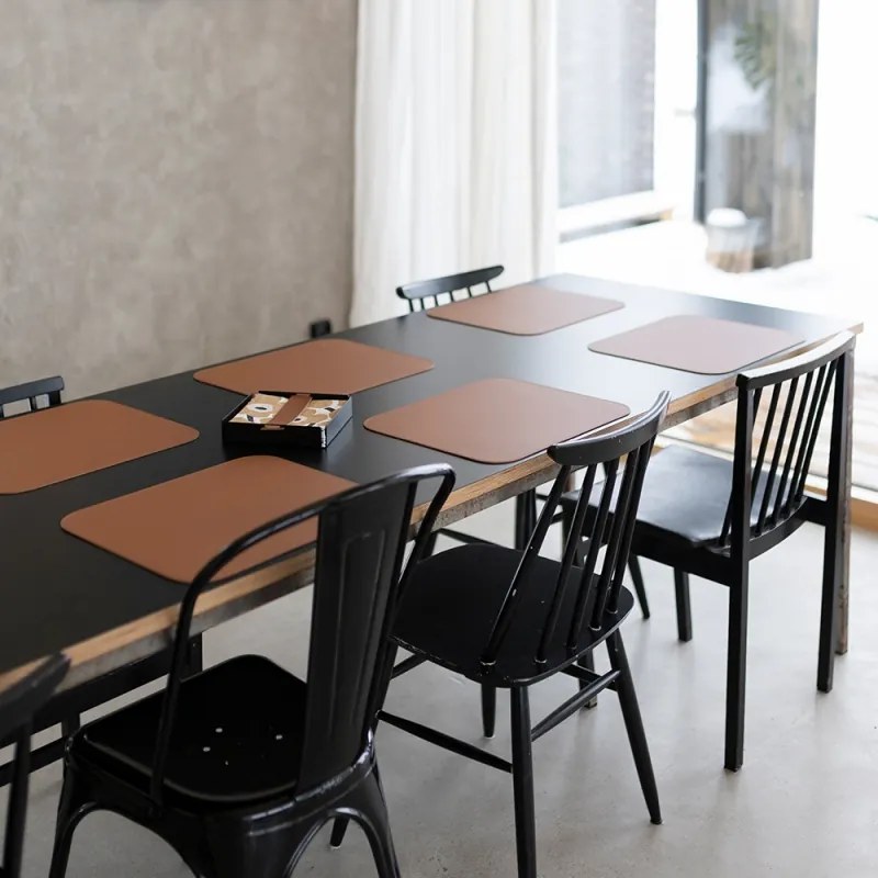 Prestieranie 32x38, recyklovaná koža / hnedé