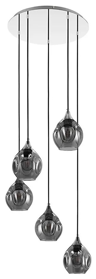 Eglo 39682 - Luster na lanku BREGALLA 5xE27/40W/230V