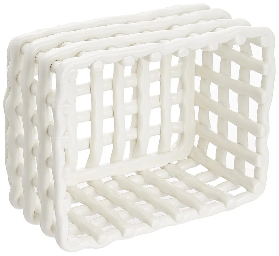 CRAFT Keramický kôš 20 x 16 cm - krémová