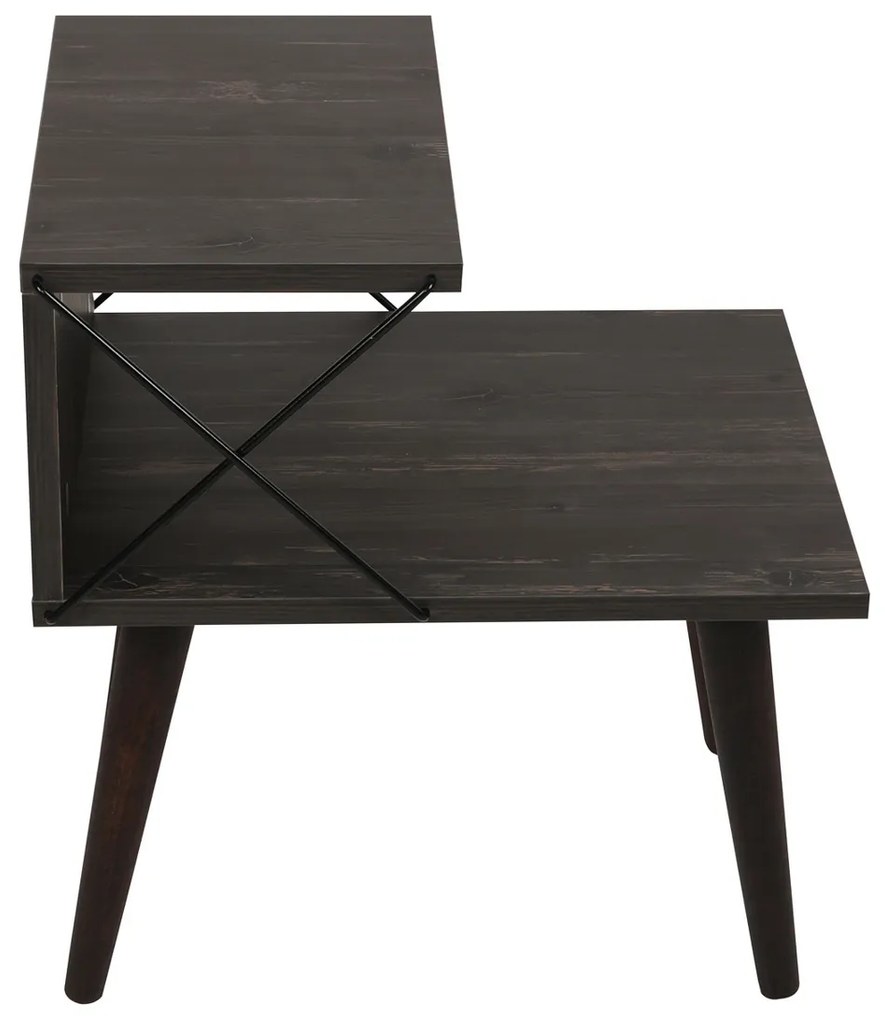 Nočný stolík Cross Dark Brown