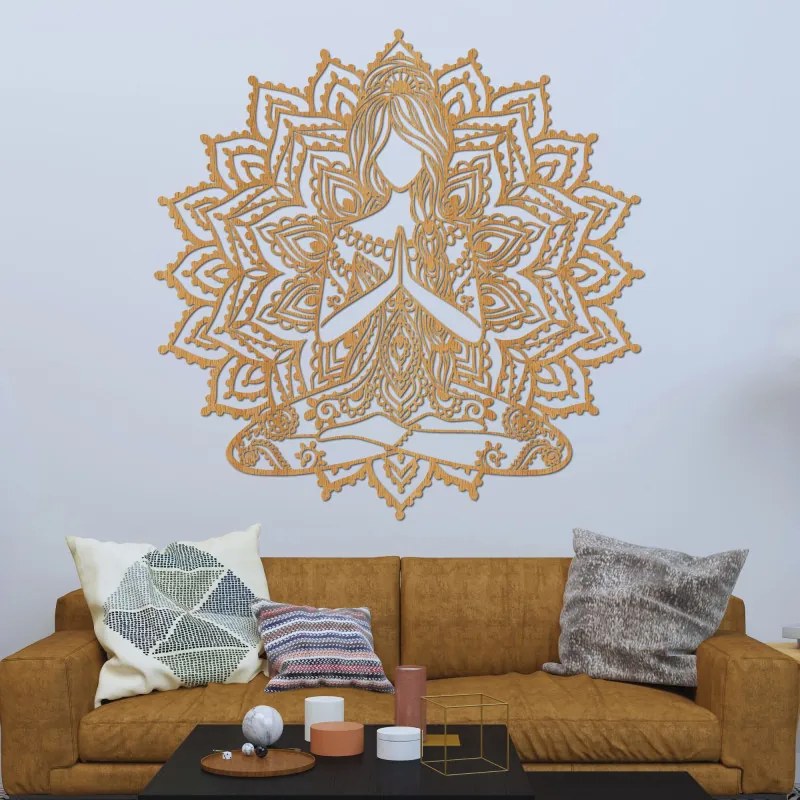 Mandala na stenu žena – symbol pokoja a harmónie | SENTOP HDF0511