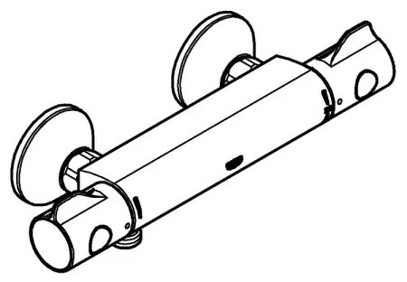 GROHE 34558000 - Termostatická sprchová batéria GROHTHERM 800 DN 15 lesklý chróm