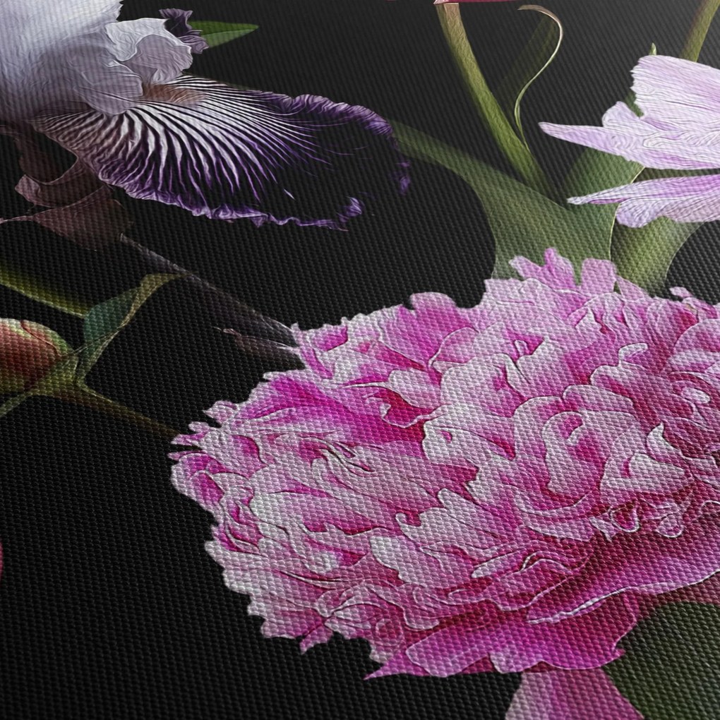 Obraz - Ilustrácie kvetov (90x60 cm)