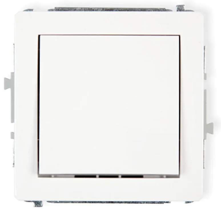 Vypínač jednopólový biely D DWP-1