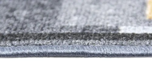 Koberce Breno Behúň BOMBAY 97, šíře role 80 cm, sivá, viacfarebná