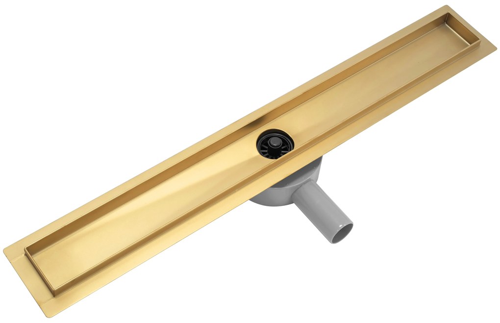 Rea Pro, lineárny odtokový žľab 80cm GREEK, zlatá lesklá, REA-G8029