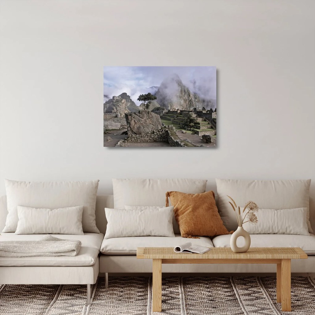 Sklenený obraz - Machu Picchu (70x50 cm)