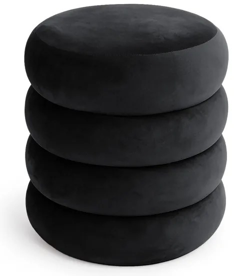 Taburetka SNUGGO čierna