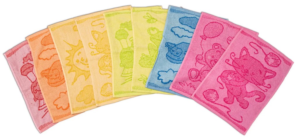 Detský uterák BEBÉ mašinka zelený 30x50 cm