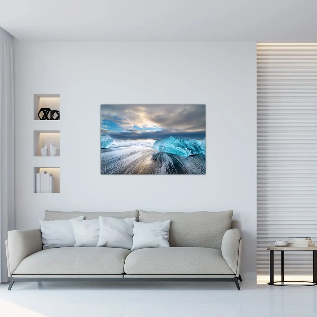Obraz - Diamantová pláž (90x60 cm)