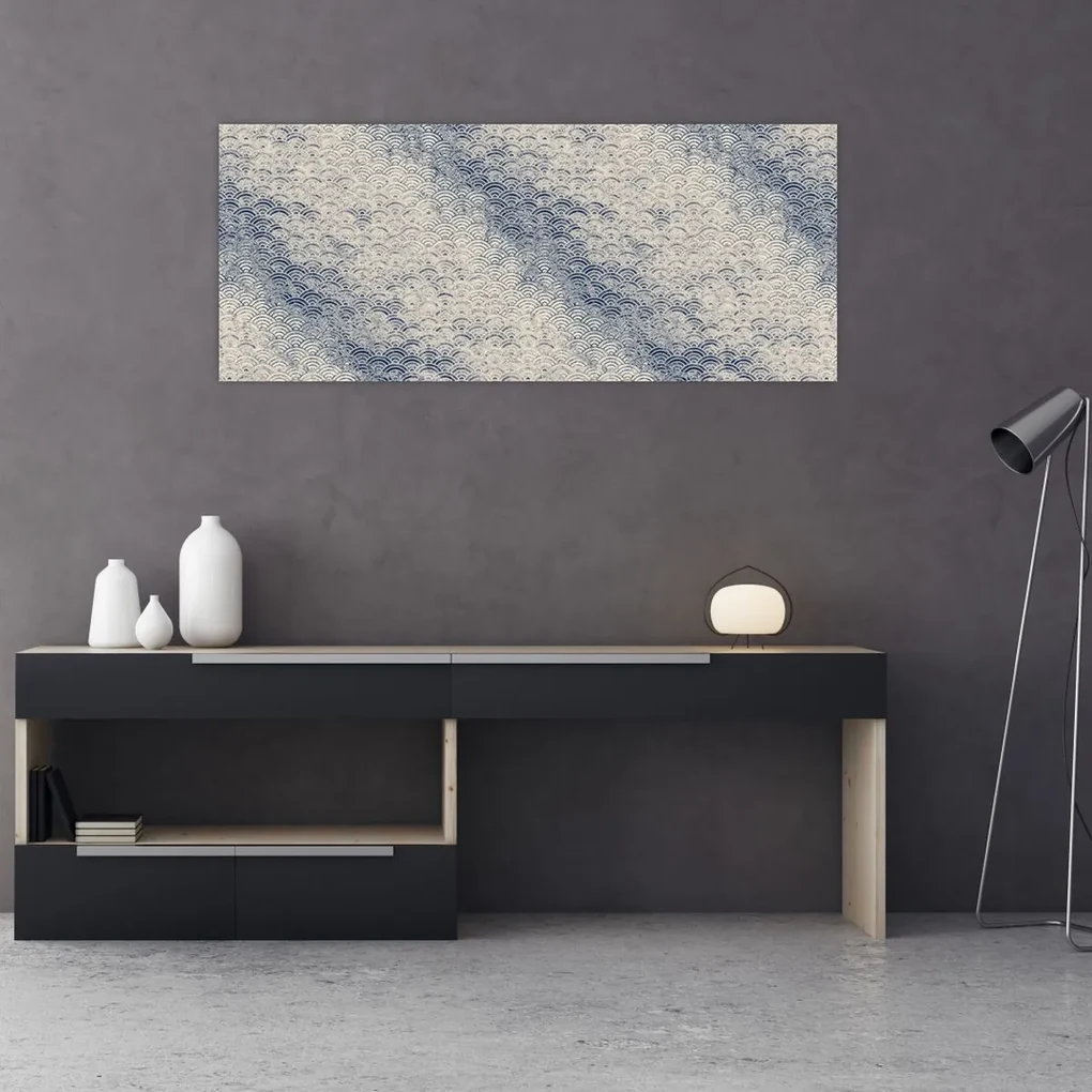Obraz - Vzor vlniek (120x50 cm)
