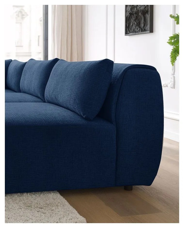 Tmavomodrá rohová pohovka (variabilná) Jeanne – Bobochic Paris