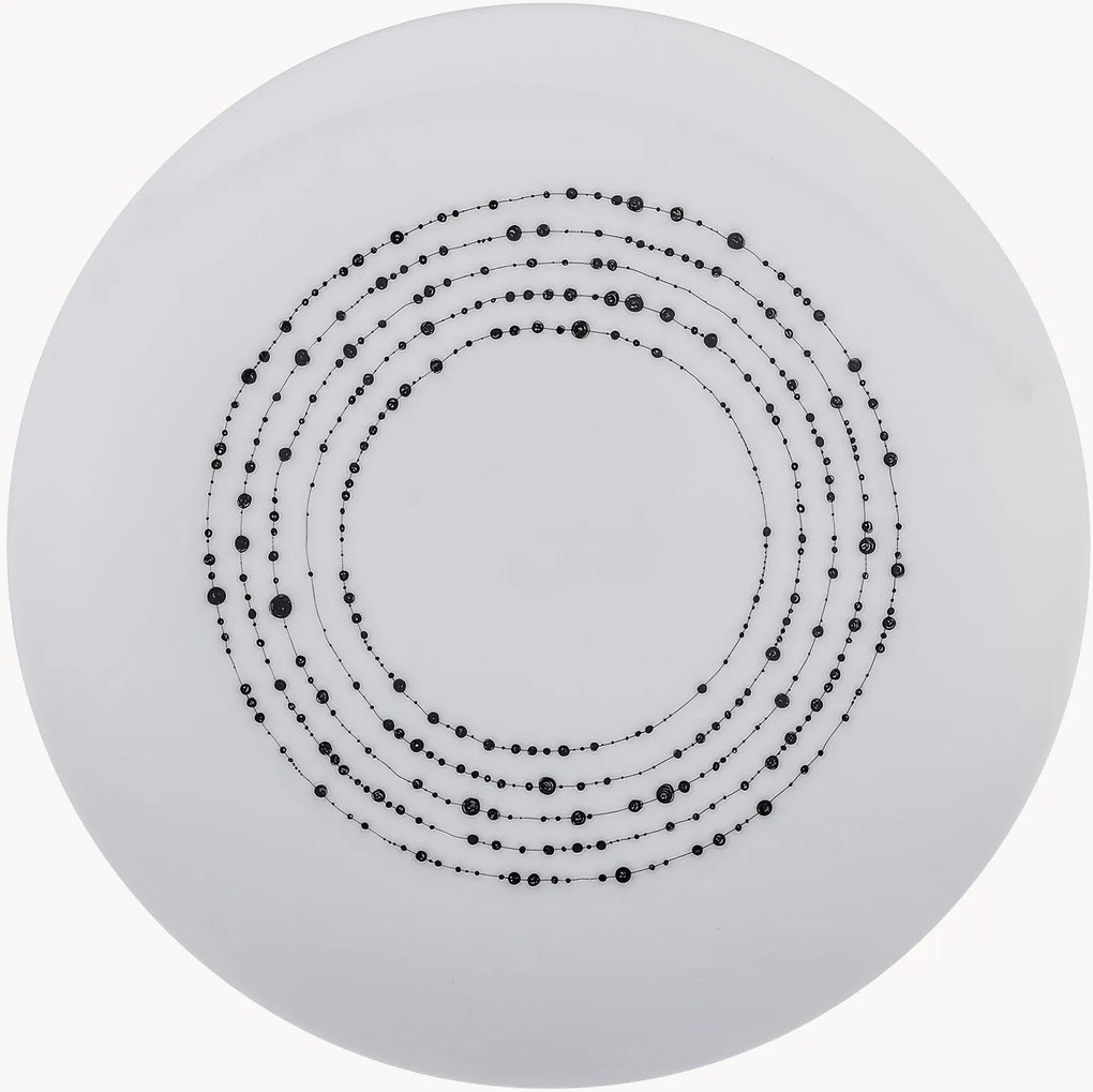 Porcelánové dezertné taniere Basic, 4 ks