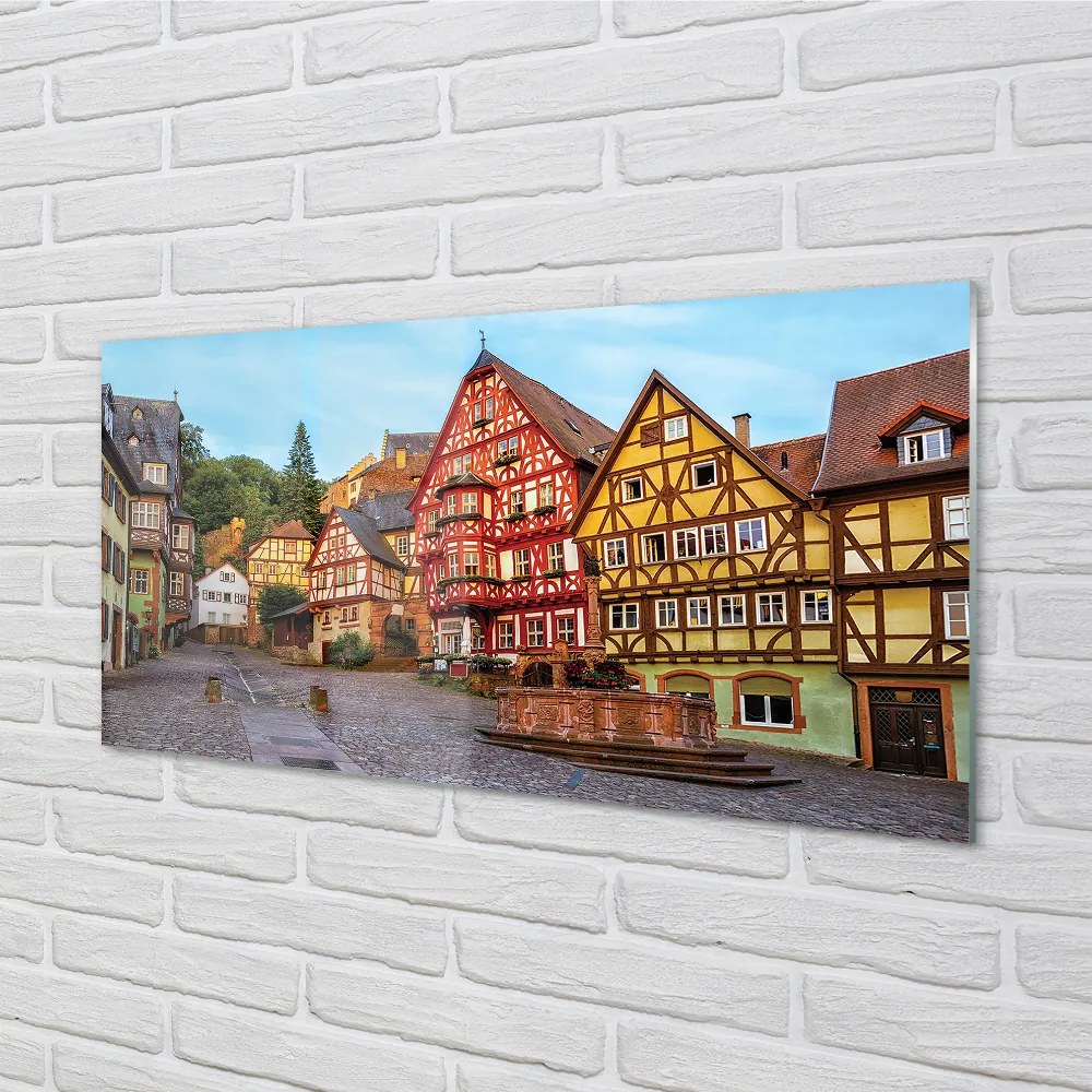 Obraz na akrylátovom skle Germany staré mesto bavorsko 100x50 cm