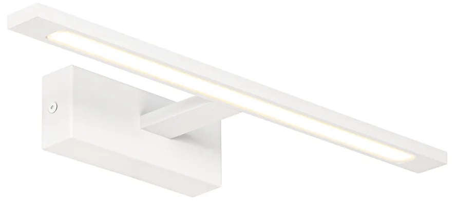 Nástenná lampa biela 41,5 cm vrátane LED IP44 - Jerre