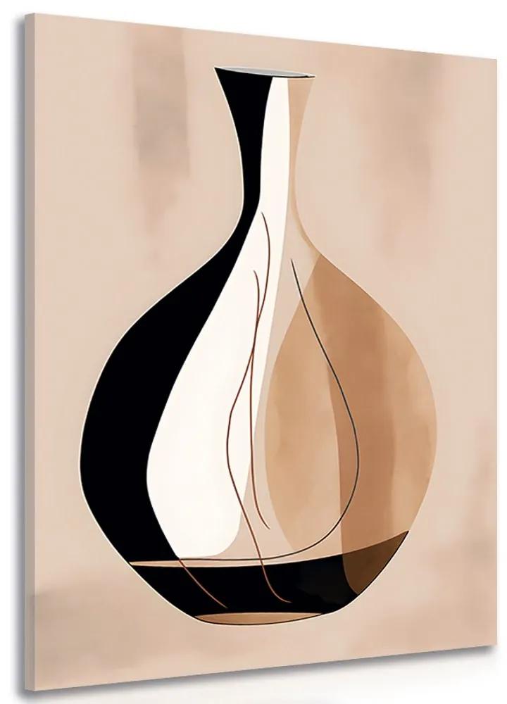 Obraz abstraktné tvary váza Varianta: 80x120